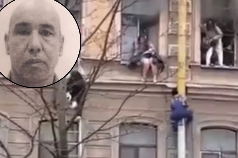 Россияда ўзбекистонлик ёнғин ичида қолган одамларни қутқарди
