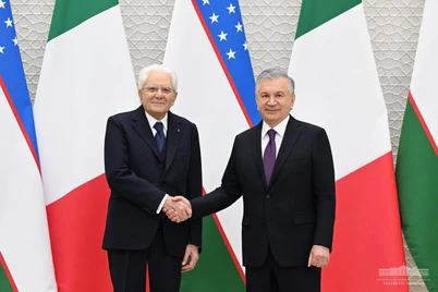Mirziyoyev va Mattarella muzokara oʻtkazdi