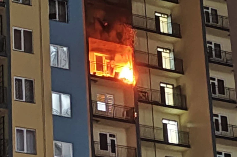 Toshkentda koʻp qavatli uyda yongʻin sodir boʻldi