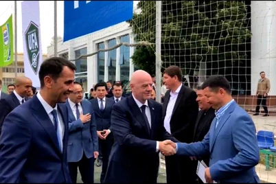 FIFA prezidenti Oʻzbekiston futbol assotsiatsiyasiga tashrif buyurdi