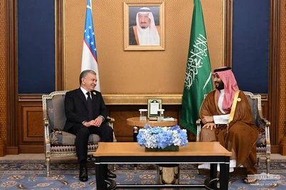 Shavkat Mirziyoyev Saudiya Arabistoni valiahdi bilan uchrashdi