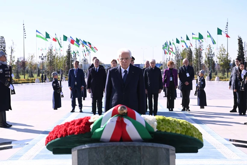 Italiya prezidentining tashrifi boshlandi