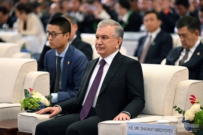 Shavkat Mirziyoyev Xitoydagi investitsiya forumida qatnashdi