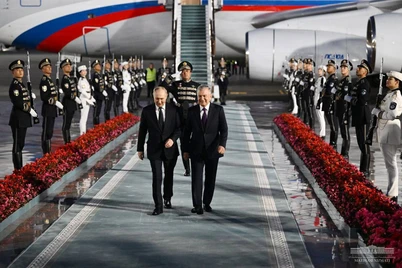 Vladimir Putin Oʻzbekistonga keldi