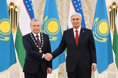 Shavkat Mirziyoyev Qozogʻistonning "Oltin Qiron" ordeni bilan mukofotlandi