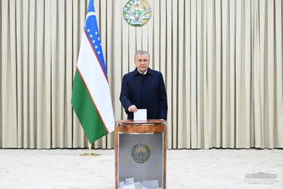 Shavkat Mirziyoyev saylovda ovoz berdi
