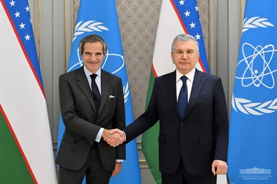 Shavkat Mirziyoyev Xalqaro atom energiyasi agentligi bosh direktori bilan uchrashdi