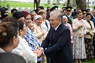 Prezident “Millat fidoyilari” xiyobonida boʻldi