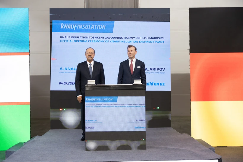 Тошкентда Knauf Insulation заводи ишга тушди