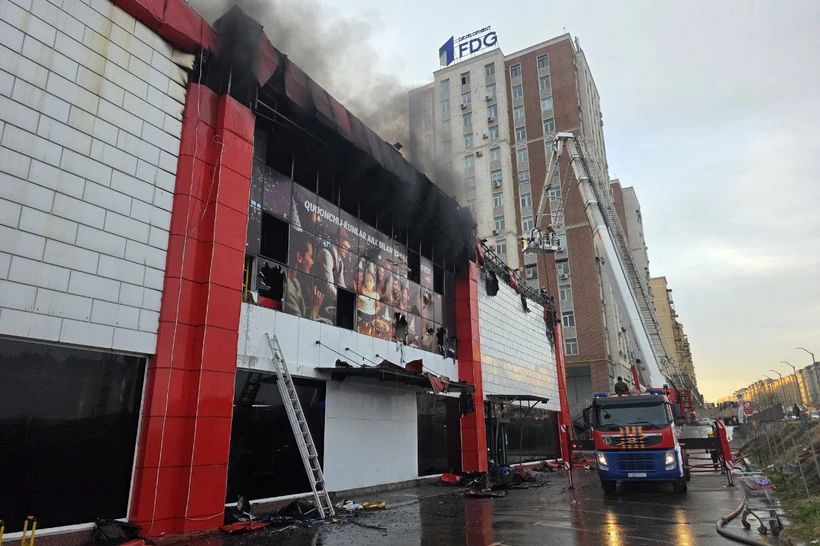 Тошкентдаги ёнғинда бир одамнинг жасади топилди