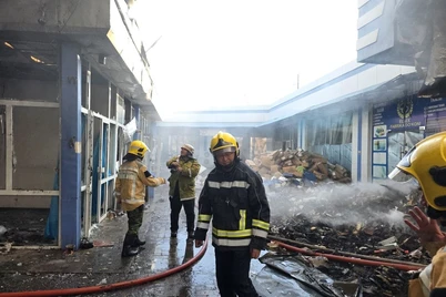 Тошкентдаги бозорда йирик ёнғин чиқди