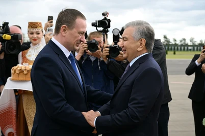Prezident Belarus poytaxtiga yetib bordi