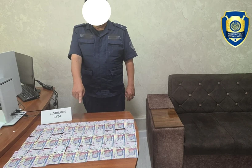 Фавқулодда вазиятлар бўлими бошлиғи ўринбосари пора билан қўлга олинди