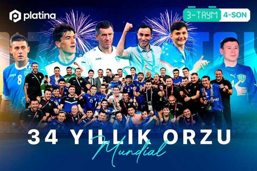 34 йиллик орзу – мундиал. 3-тайм, 4-сон
