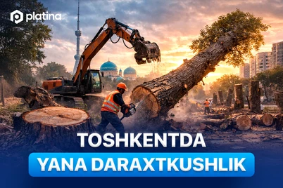Toshkentda yana daraxtkushlik. Masʼullar nima deydi?