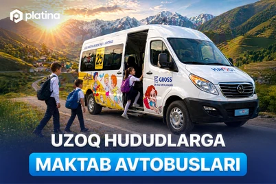 Олис ҳудудларга мактаб автобуслари берилди