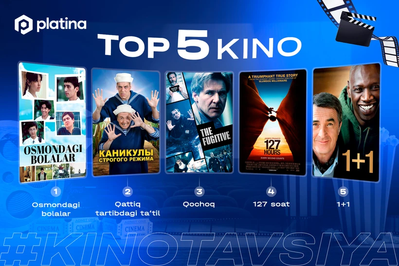 Kinotavsiya: “127 soat”dan “1+1” gacha